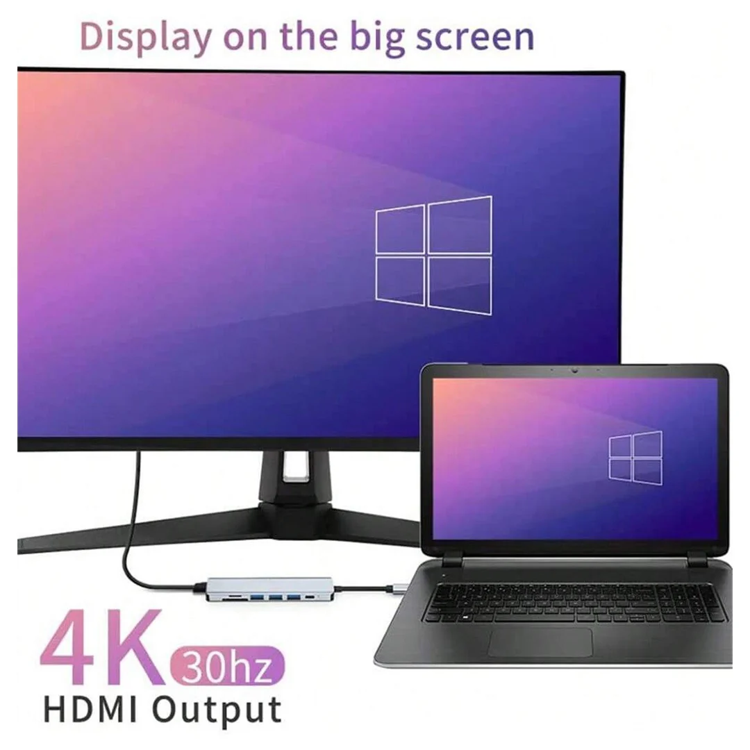 8-in-1 USB-C Hub: Expand Device Connectivity, Compatible with Various Devices - Image 6