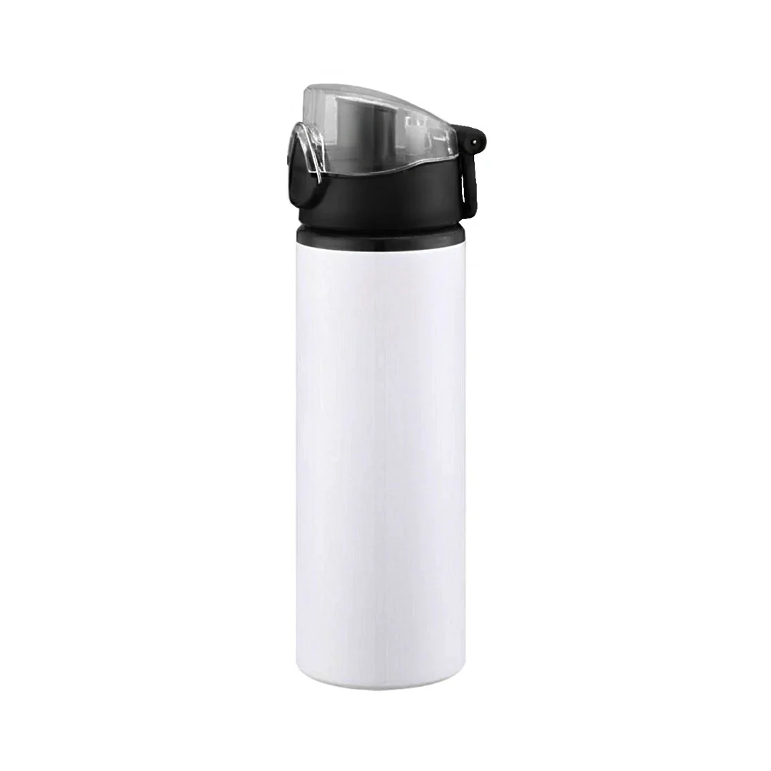 Aluminum Sports Water Bottle – 750ml/ Black/ Sublimation Printing
