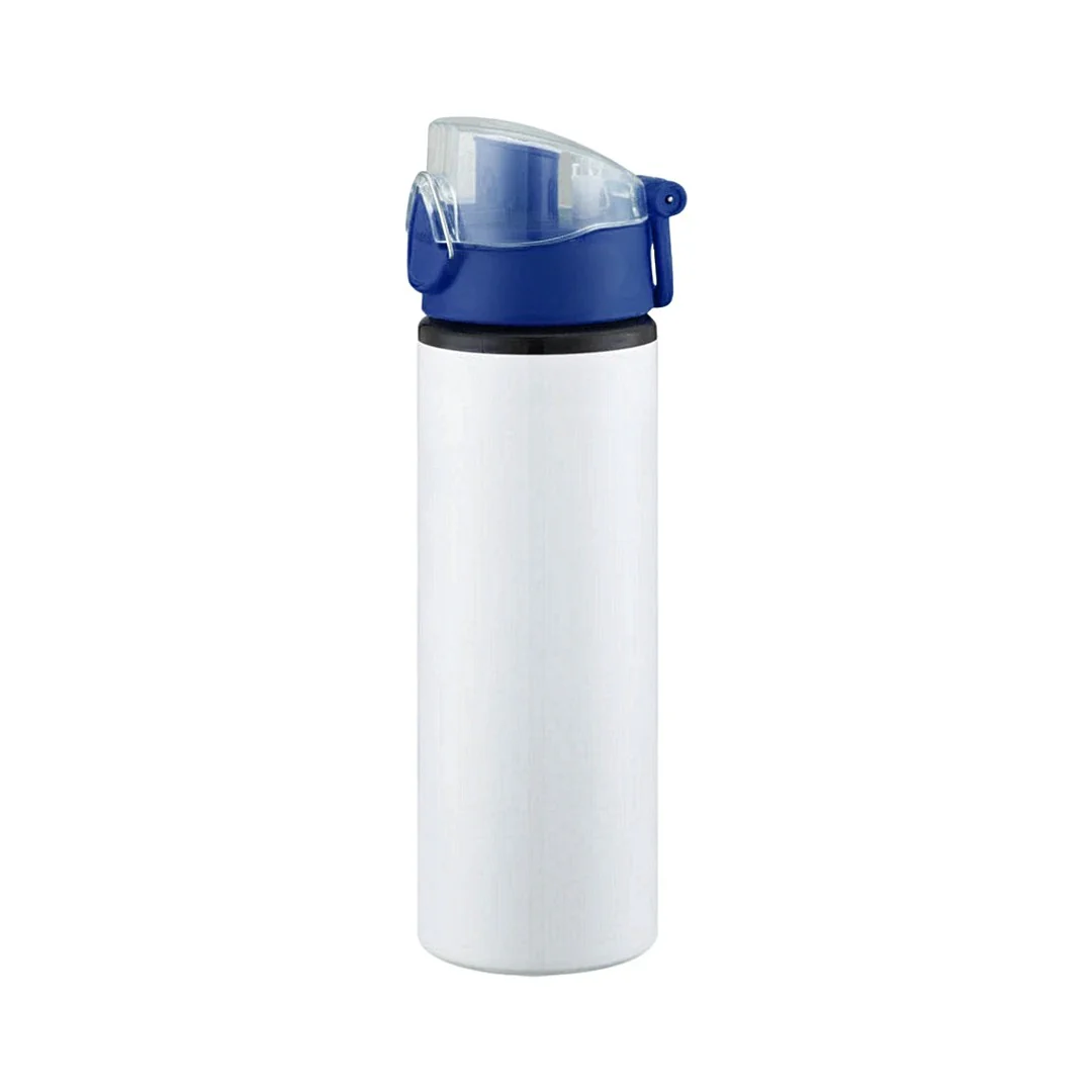 Aluminum Sports Water Bottle – 750ml/ Blue/ Sublimation Printing