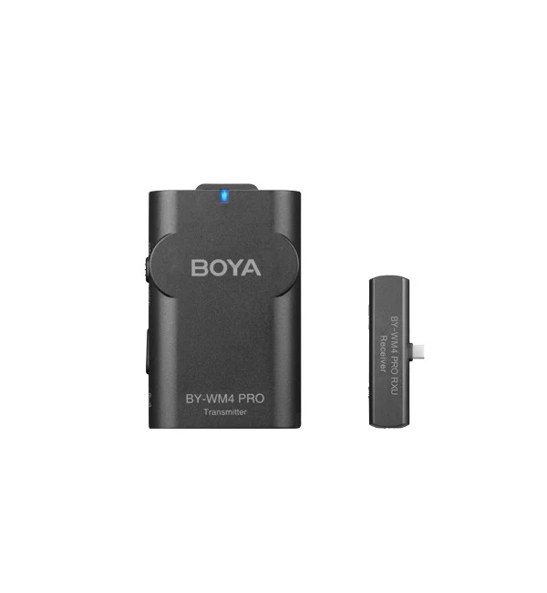 BOYA 2.4 GHz Wireless Microphone System for Versatile Audio – Black