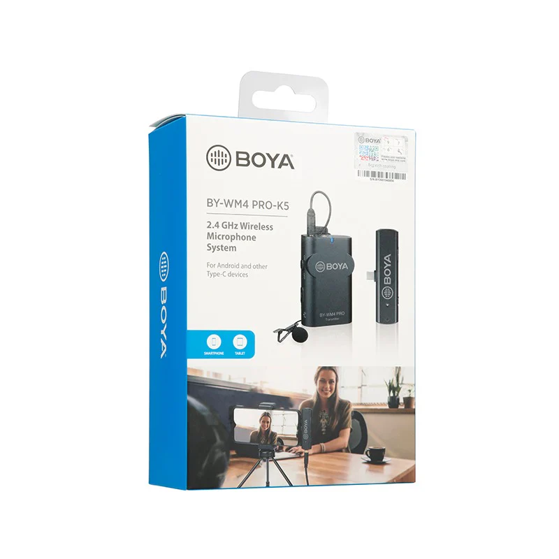 BOYA 2.4 GHz Wireless Microphone System for Versatile Audio – Black - Image 7