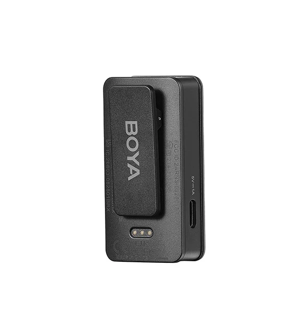 BOYA 2.4GHz Wireless Microphone Kit for Mobile Devices – Black - Image 4