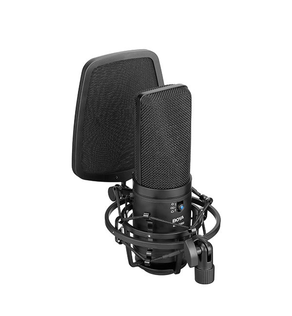 BOYA Large Diaphragm Condenser Microphone – Black - Image 2