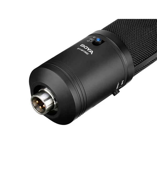 BOYA Large Diaphragm Condenser Microphone – Black - Image 4