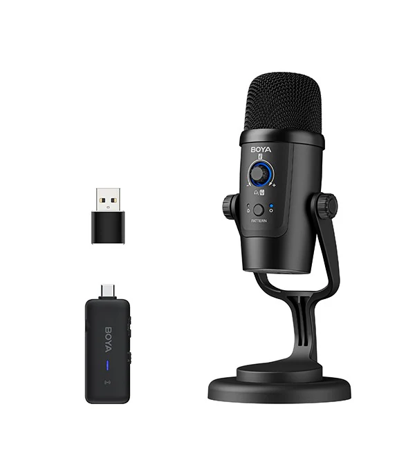 BOYA Optional Wired 2.4GHz Wireless Dual-Function Microphone 10m – Black - Image 4