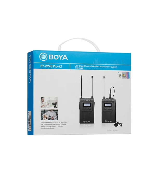 BOYA UHF Dual-Channel Wireless Microphone System – Professional Audio Solution - Image 6