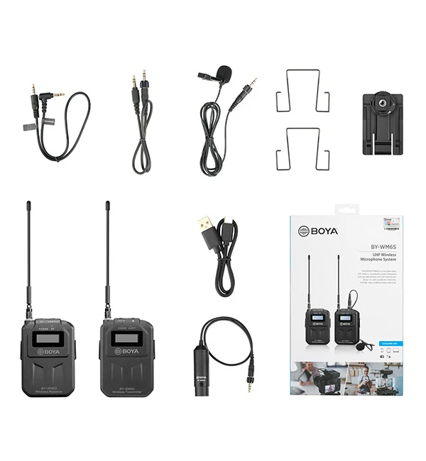 BOYA UHF Wireless Microphone System – Black - Image 8