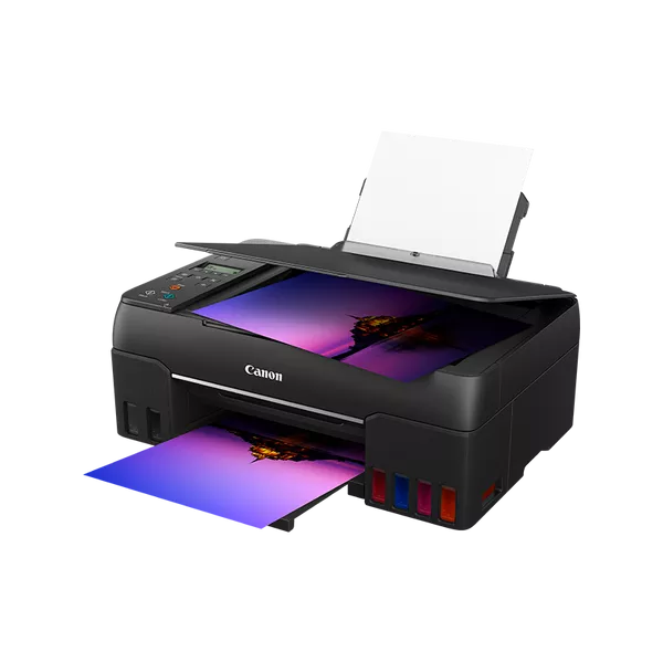 Canon PIXMA G640 Ink Tank Printer - 3.9 ipm / A4 / USB / LAN / W-Fi / Cloud / Color Inkjet - Printer - Image 3