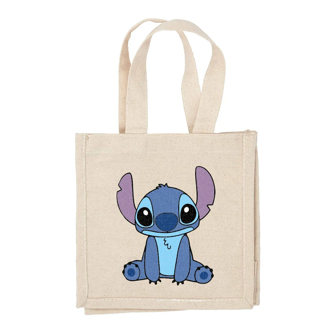Plain Cotton Canvas Bag with Velcro Closure – 23cm x 23cm x 12cm/ Printing not Included - Image 2