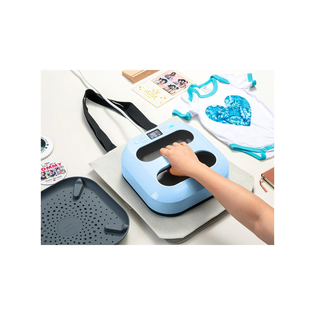 Craft Express Eco Portable Heat Press – 22.5 x 22.5cm / Ideal for fabrics, vinyl, or other compatible materials - Image 3