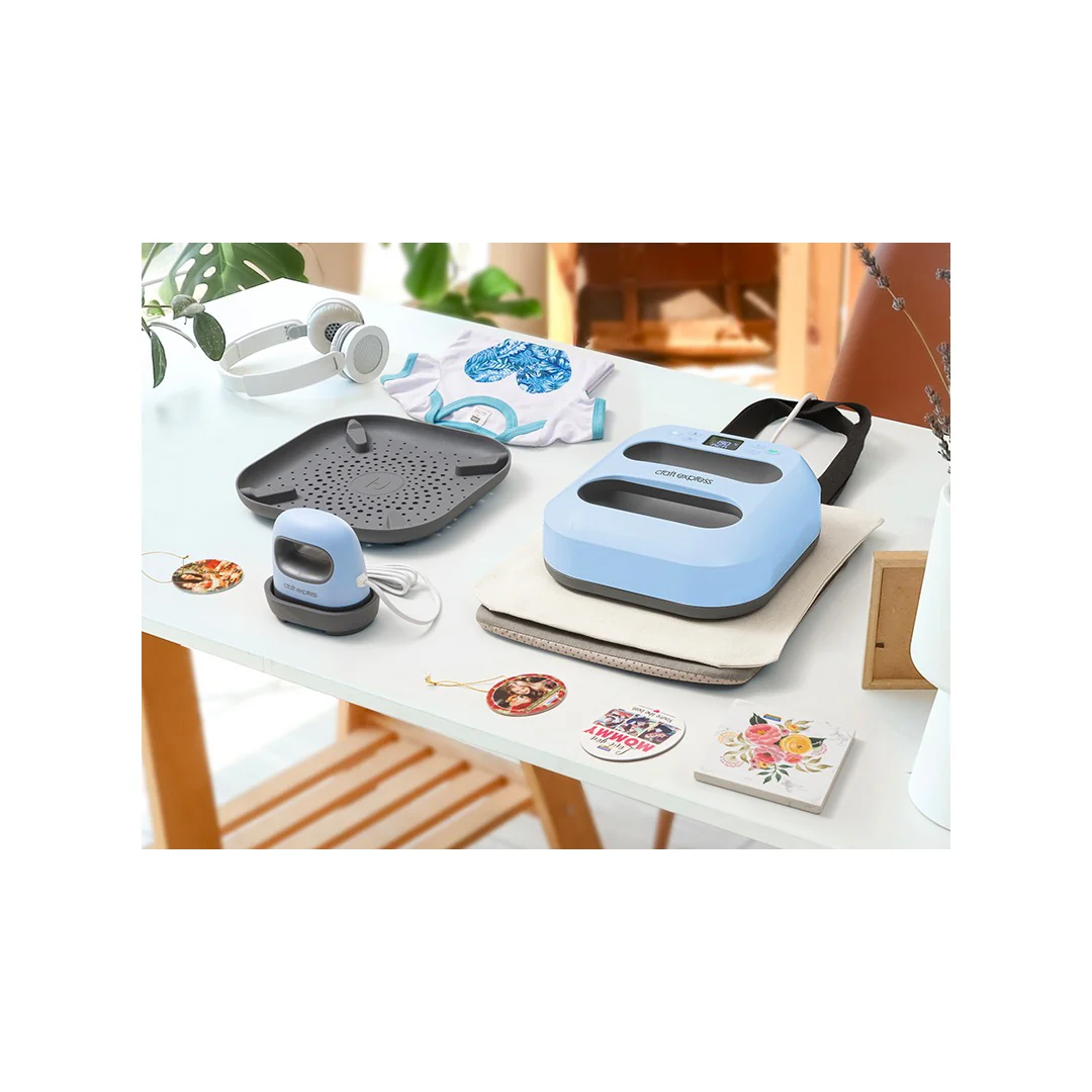 Craft Express Eco Portable Heat Press – 22.5 x 22.5cm / Ideal for fabrics, vinyl, or other compatible materials - Image 6