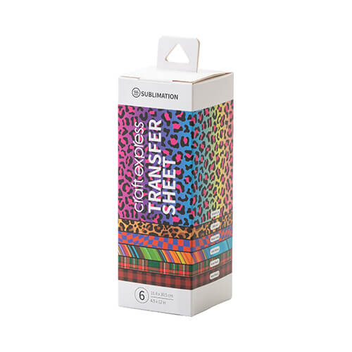 Craft Express Sublimation Transfer Sheet Package B – 6 Designs / 4.5 x 12 Inch Sheets - Image 7