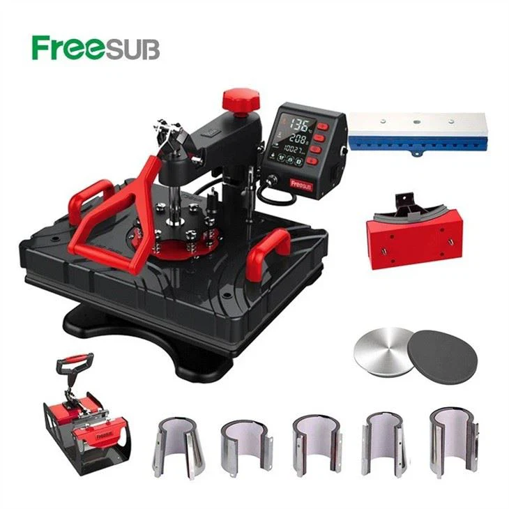 Freesub P8100 Combo 8 in 1 Heat Press Machine – Mug, T-shirt Sublimation Printing Machine - Image 4