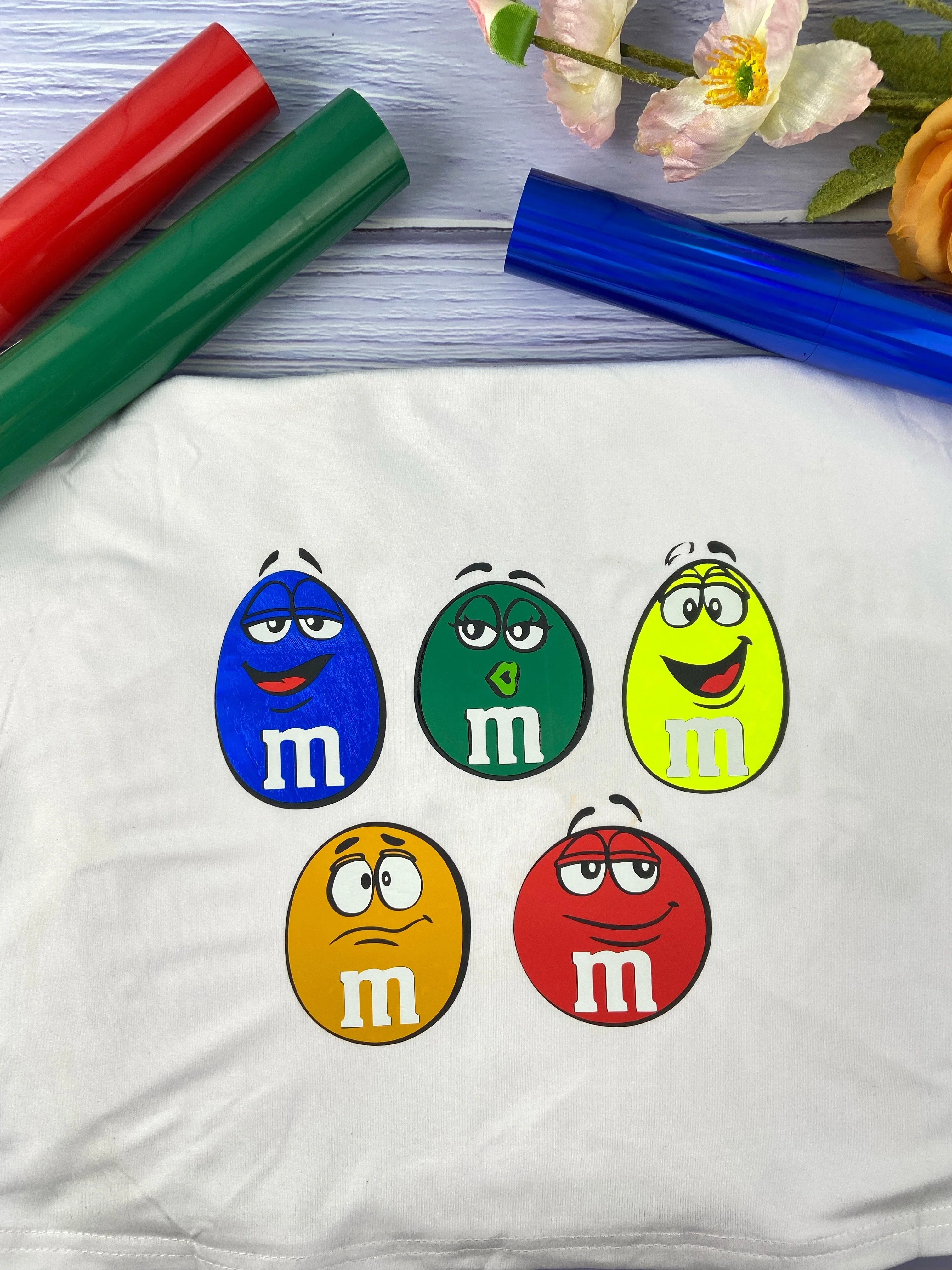 Golden Yellow PU Flex PVC Heat Transfer  Vinyl Sticker Roll – 50cm x 1m - Image 7