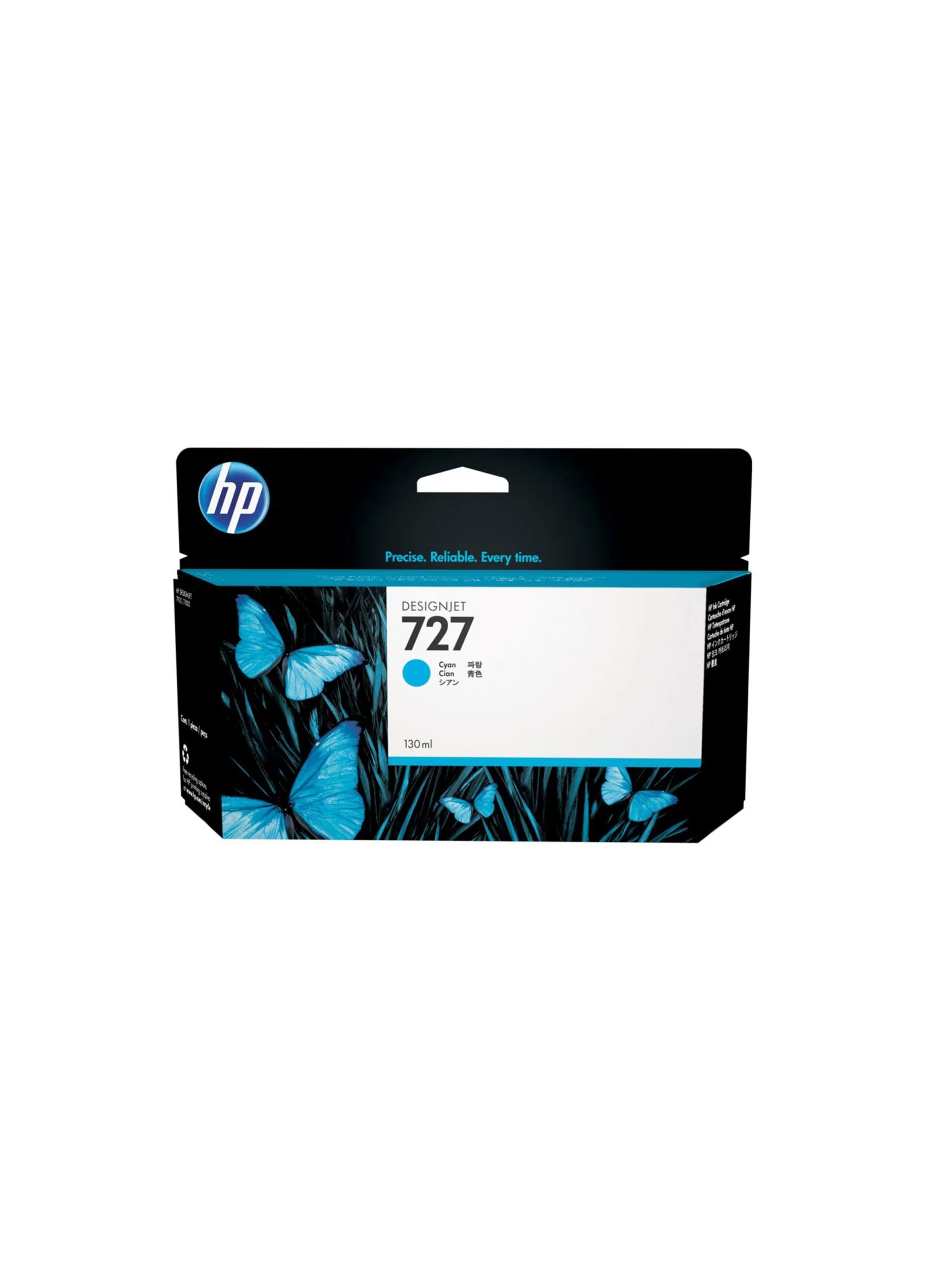 HP 727 Cyan DesignJet Ink Cartridge 130ml-BP19A