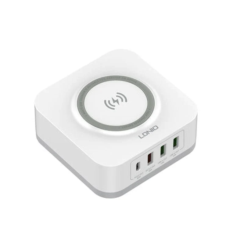 Ldnio AW004 32W Desktop Wireless Fast Charging Station – 32W / PD+QC / White - Image 3
