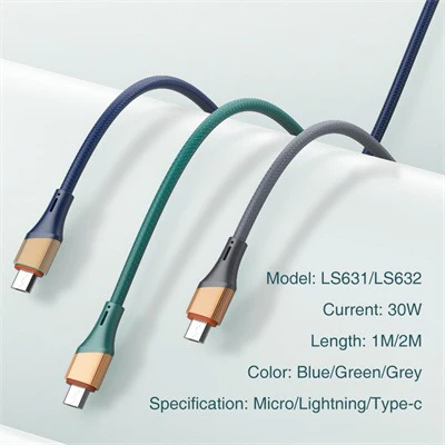 Ldnio LS632 Classic PVC Data Cable – USB3.0 to Lightning / 30W / 2m - Image 5