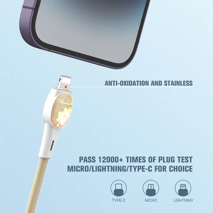 LDNIO LS831 Fast Charging Data Cable – 30W / USB3.0 to Lightning / 1 Meter - Image 4
