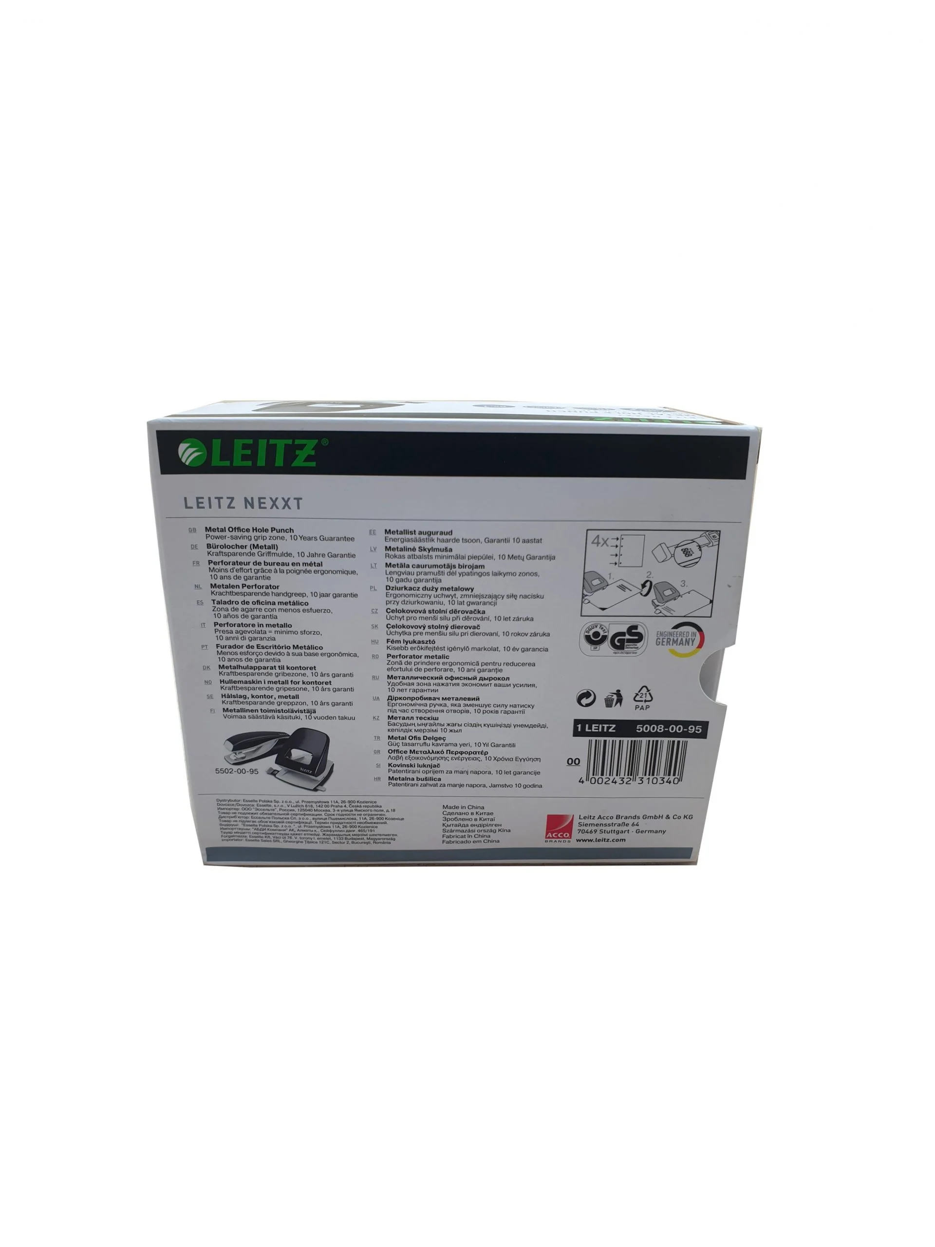 Leitz Metal Hole Punch - Image 4