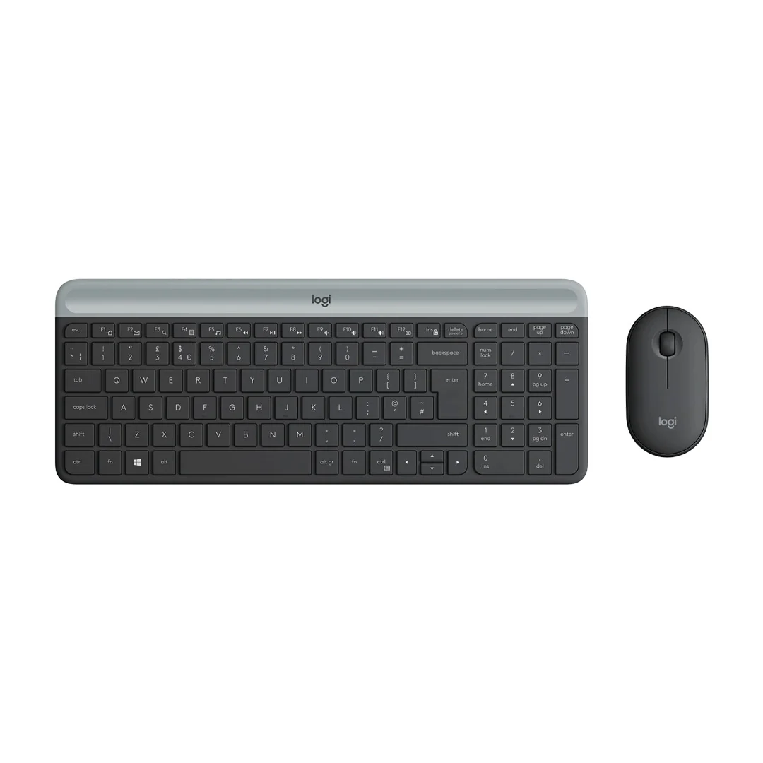 Logitech MK470 Slim Wireless Keyboard/Mouse Combo – Arb/Eng