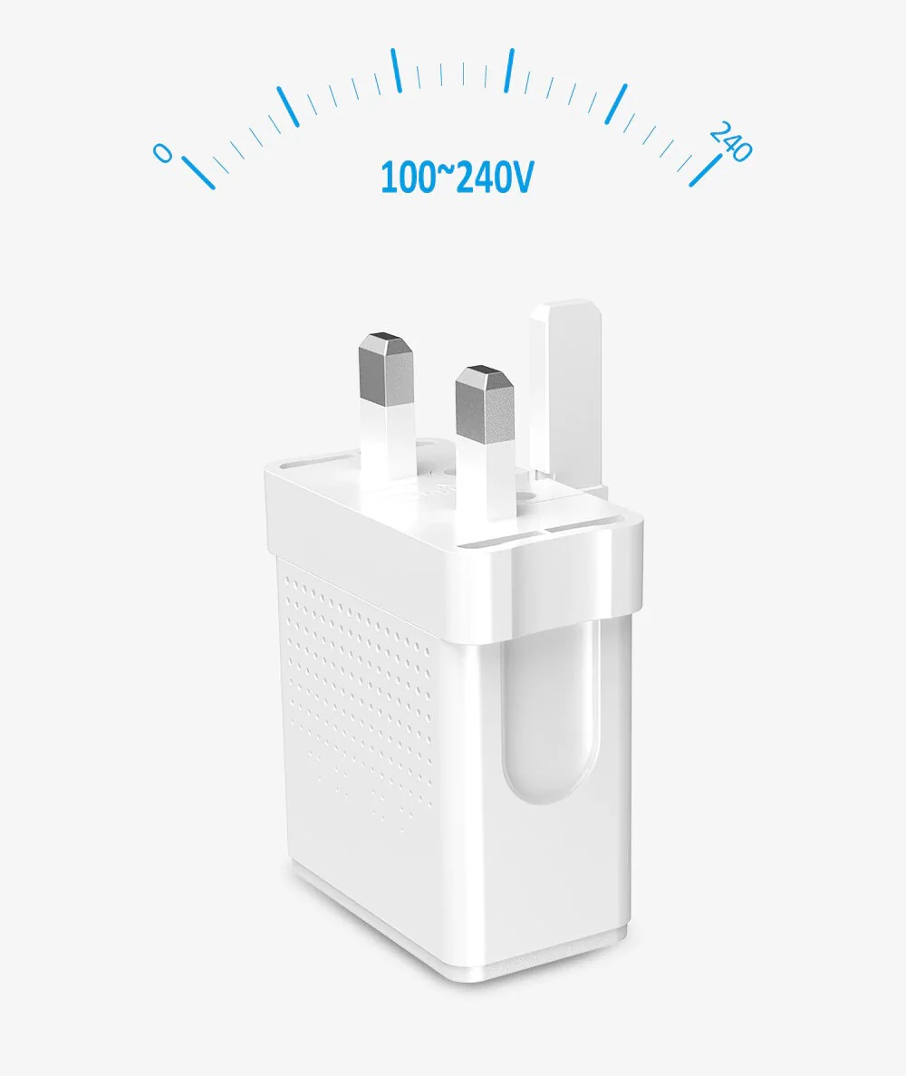 Mcdodo CH-572 Dual USB Charger (UK) + Lightning Data Cable / Travel Set - Image 7