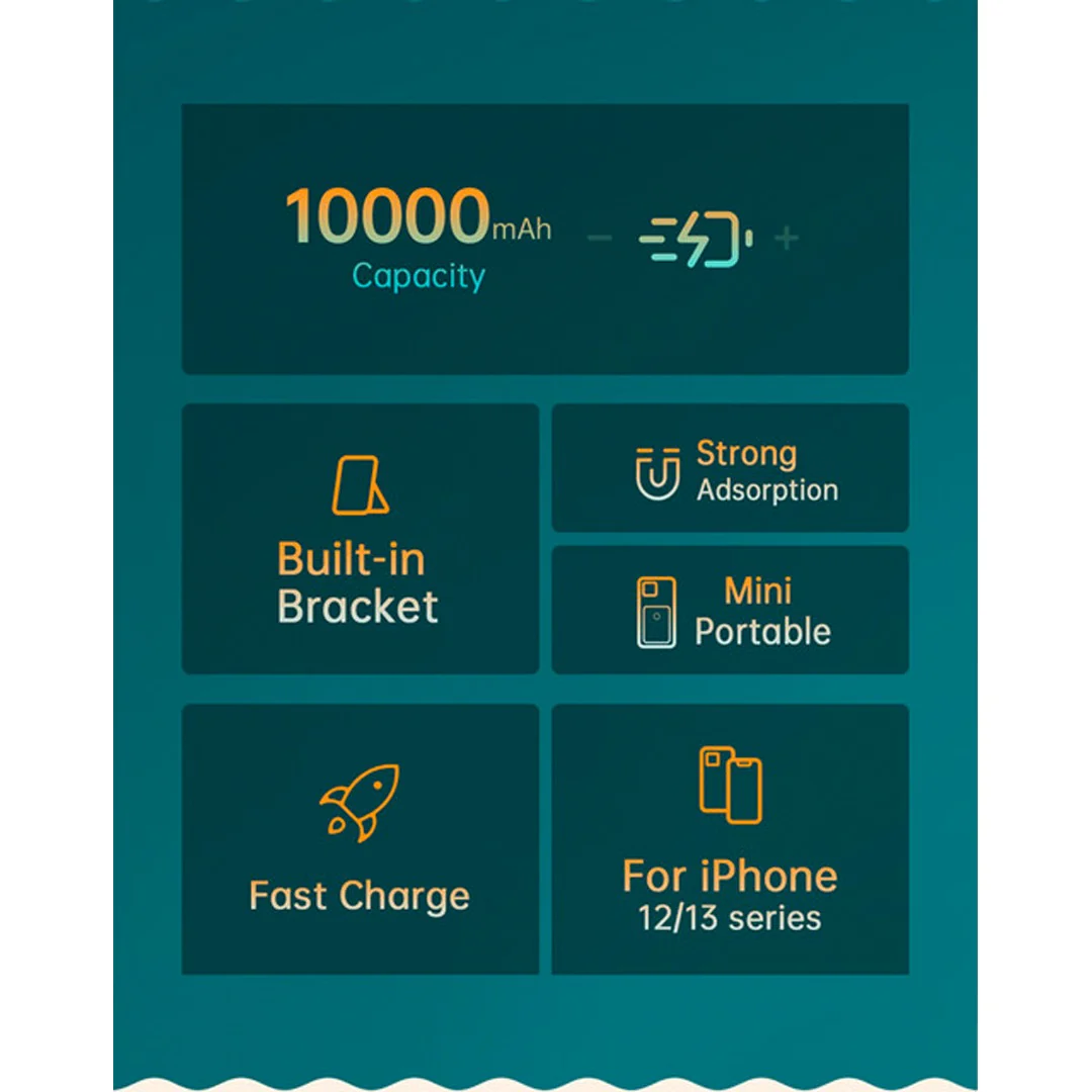 Mcdodo GoPower MC-069 20W PD 10000mAh Magnetic Powerbank with Digital Display - Image 5