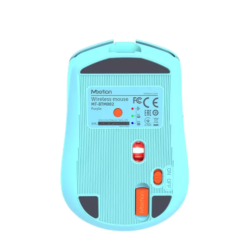 Meetion BTM002 2.4GHz & Bluetooth Dual Mode Mouse / Purple - Image 9