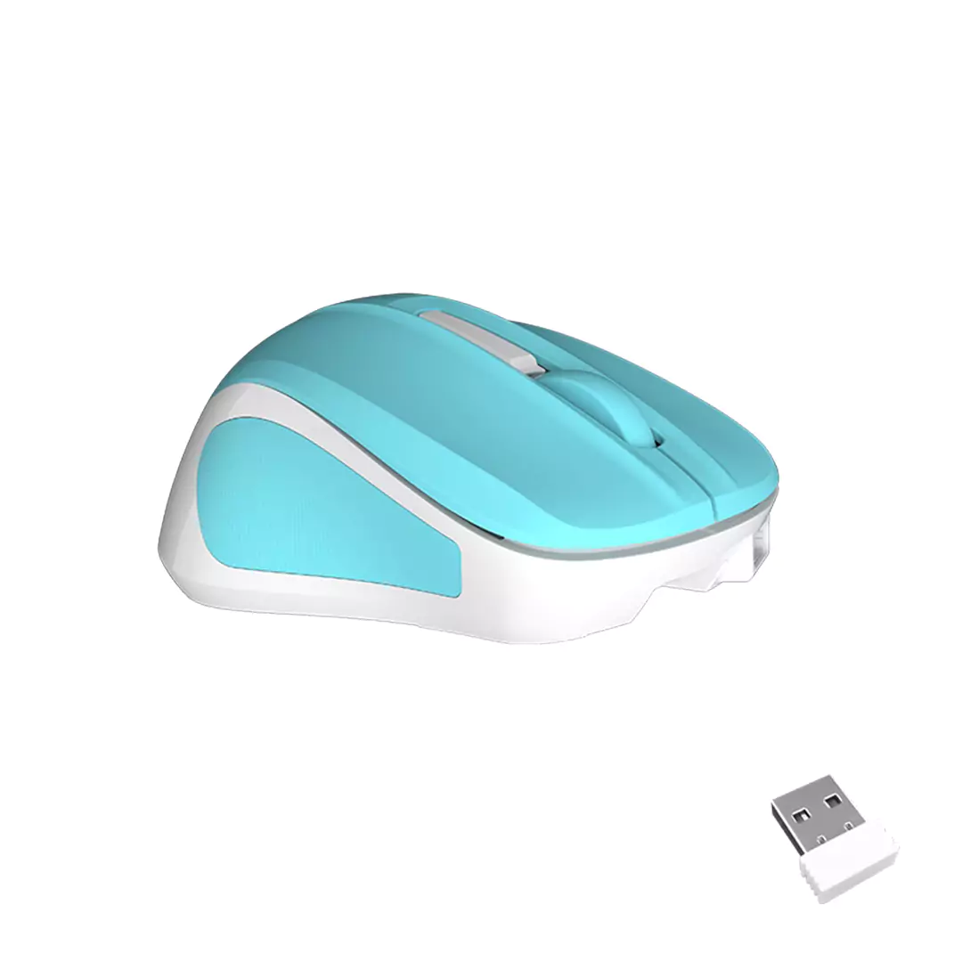 Meetion MiniGo BT Dual-Mode Bluetooth Wireless Mouse - Blue - Image 7