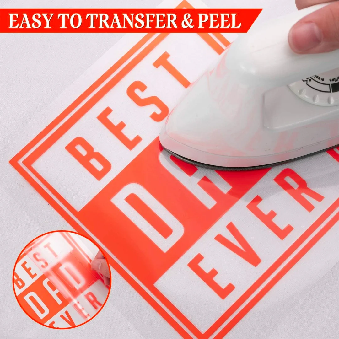 Neon Orange Vinyl Sticker Roll – 50cm x 1m - Image 4