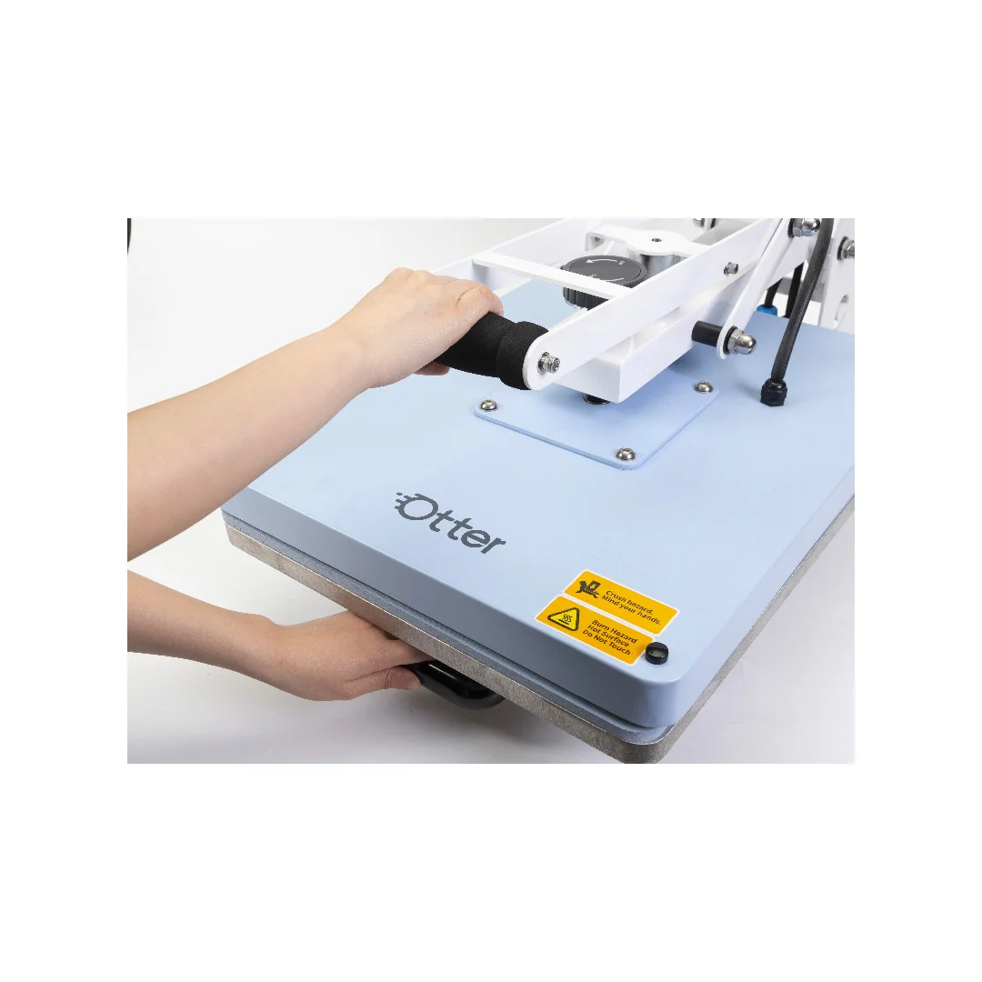 Otter Auto Drawer Flat Heat Press – 38 x 38cm / Light Blue - Image 10