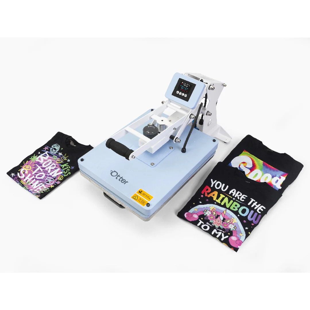 Otter Auto Drawer Flat Heat Press – 38 x 38cm / Light Blue - Image 4