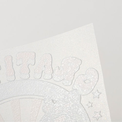OtterPro DTF Printable Glitter Foil – 30cm x 10m / Rainbow - Image 3