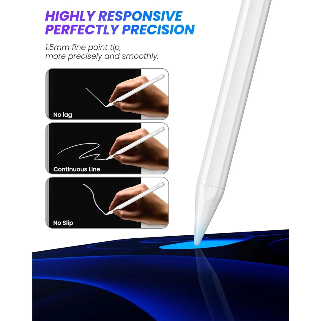 Pencil Pro Smart Stylus for iPad with Palm Rejection & Tilt - Image 4