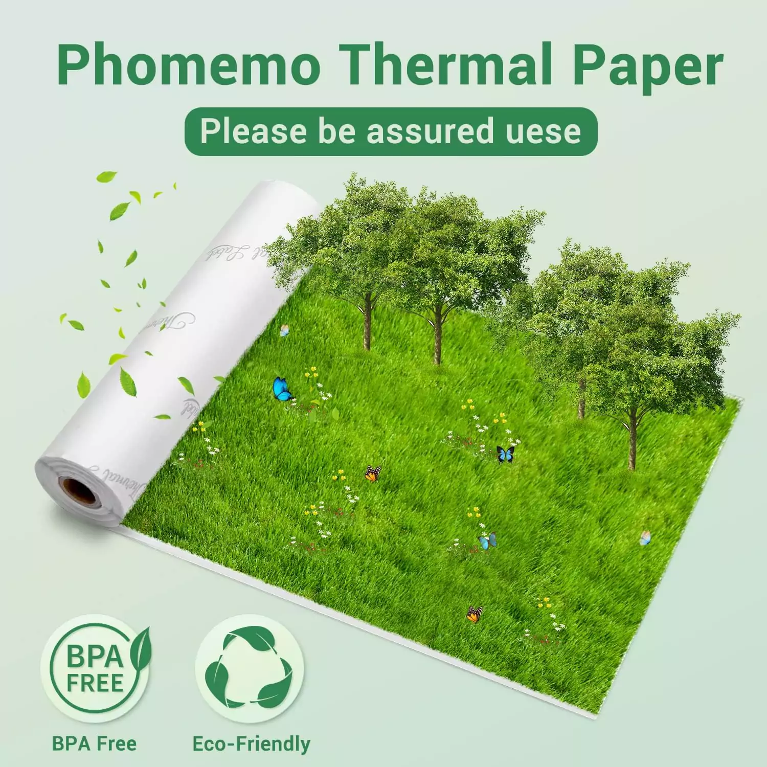 Phomemo Adhesive Thermal Paper – 77mm x 3.5m / 3 Roll / Purple/Pink/Blue - Q22-RMS-PBPU-77 - Image 6