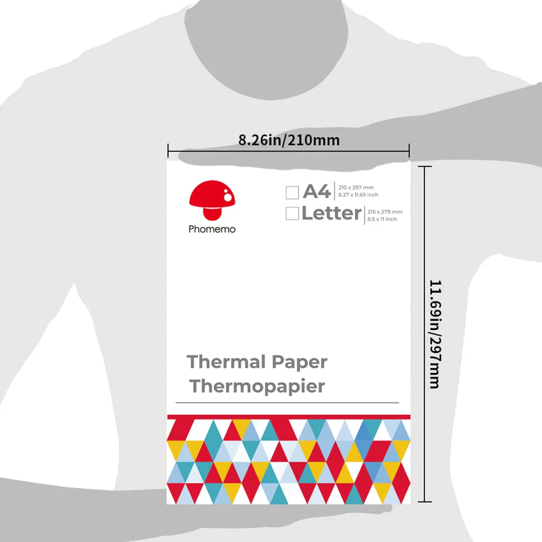 Phomemo Thermal Paper – A4/ 50 Sheets for M08F Printer - Image 4