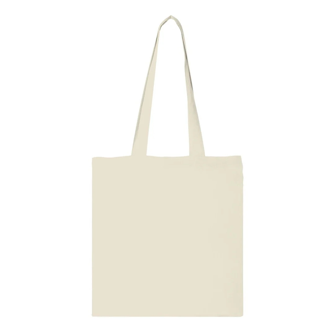 Plain Cotton Horizontal Tote Bag – 42 cm x 37cm/ Beige/ Printing not Included