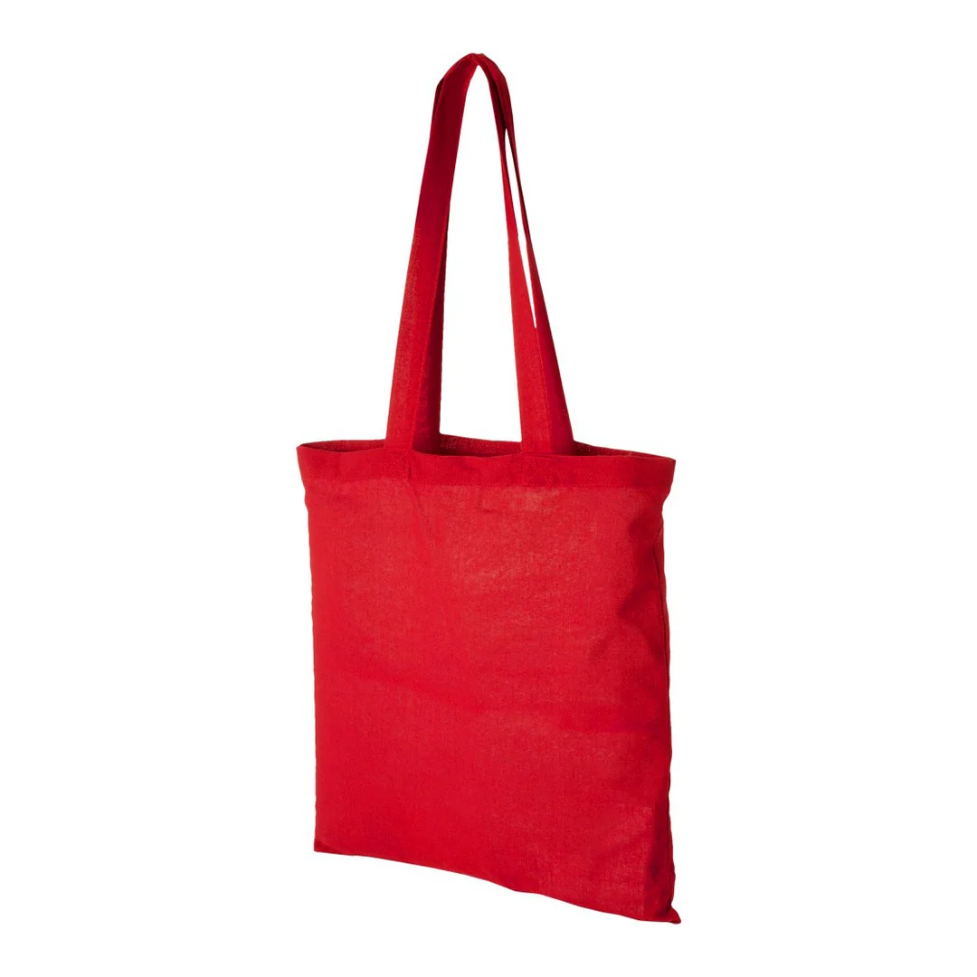 Plain Cotton Horizontal Tote Bag – 42 cm x 37cm/ Red/ Printing not Included - Image 4