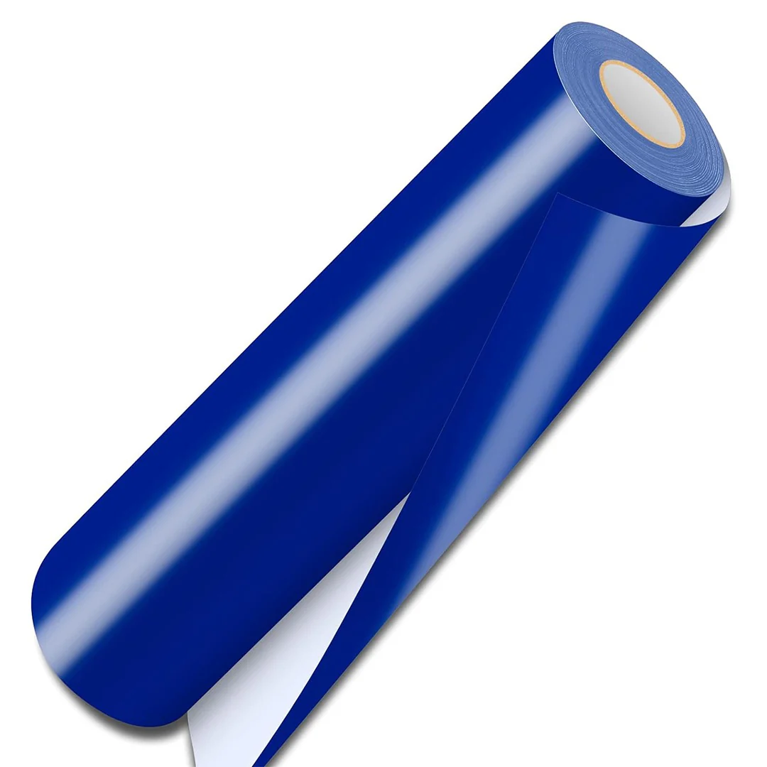 Royal Blue PU Flex Vinyl Sticker Roll – 50cm x 1m