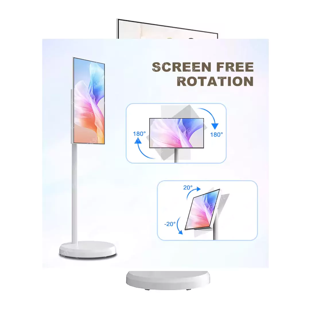 Smart Display TV with In-Cell Touch – 6GB RAM/ 64GB Storage/21.5 Inch Full HD / 360° Rotation Stand/ Movable LCD Monitor - Image 5
