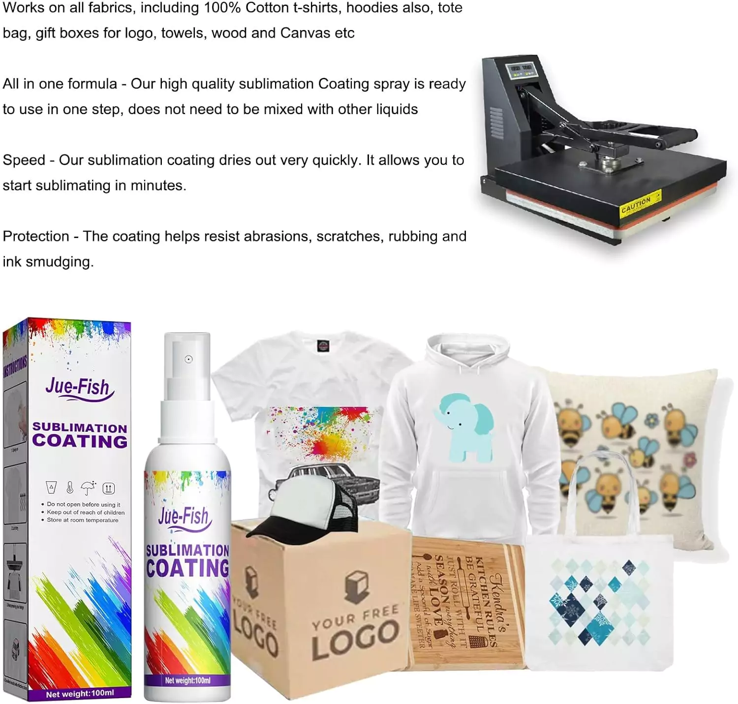 Sublimation Coating Paint Spray for Fabric - 100ml - Image 3