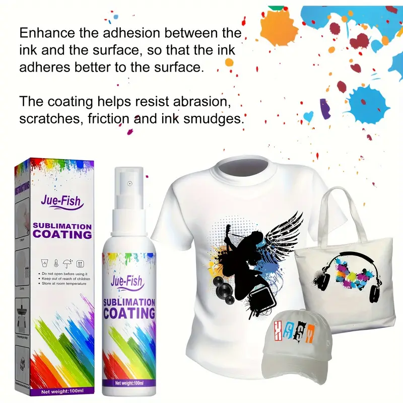 Sublimation Coating Paint Spray for Fabric - 100ml - Image 4