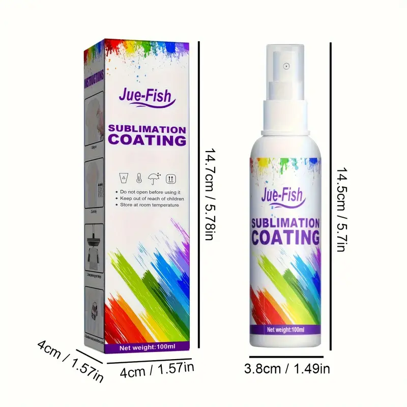 Sublimation Coating Paint Spray for Fabric - 100ml - Image 7