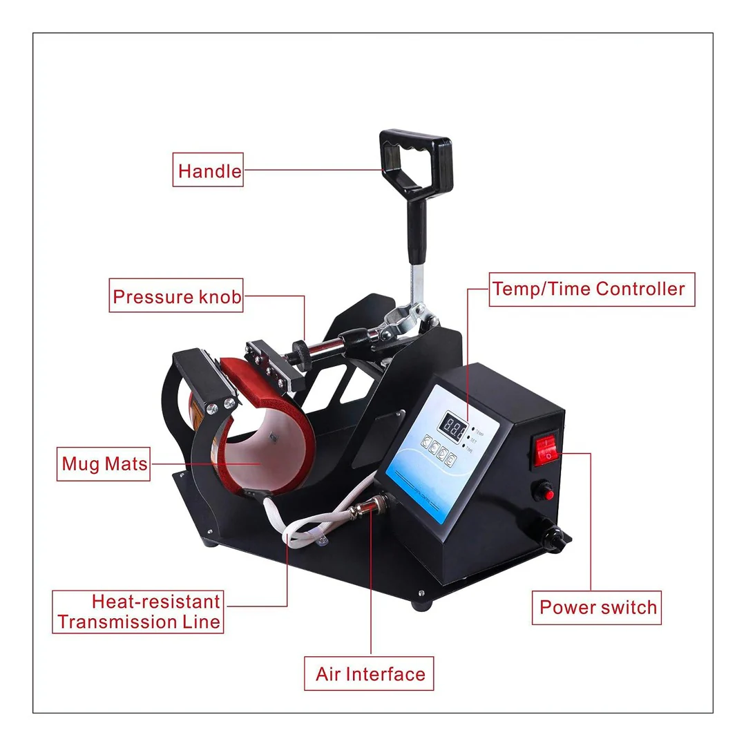 Single Sublimation Mug Heat Press Machine - Image 5