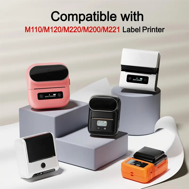 Thermal Label 230 Labels/Roll – Blue/ 40x30mm/ Compatible with M110/M120/M200/M220/M221 Label Printers - Image 3