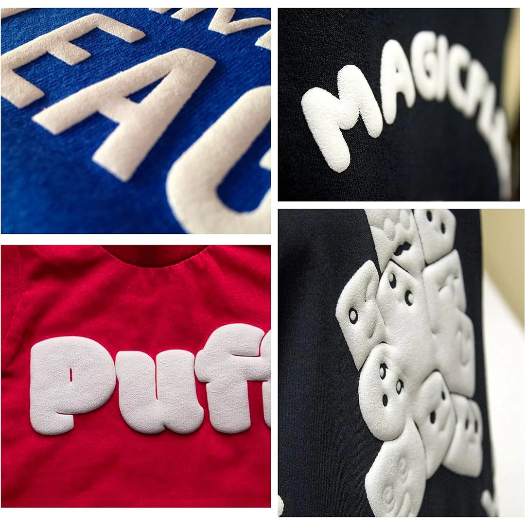 White 3D Puff Vinyl Sticker Roll – 51cm x 1m - Image 2